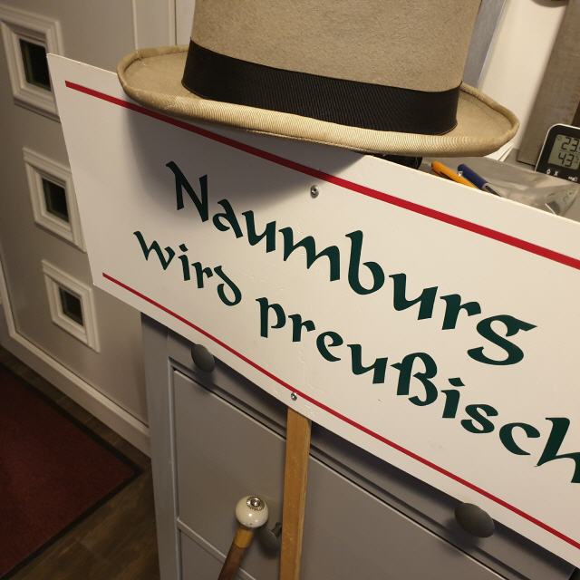 Unser Schild zum Bild "Naumburg wird preußisch"